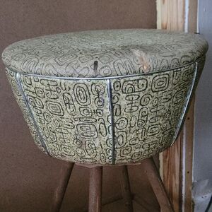 Vintage Patterned Stool